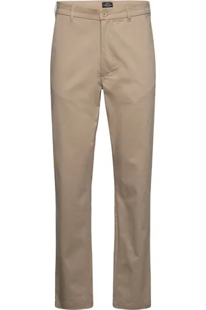 Mads Norgaard Cotton Twill Stretch Elias Pants Bottoms Trousers Casual Beige