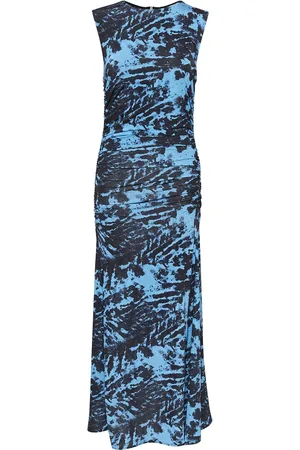 Gestuz Bliagz P Long Dress Maxikjole Festkjole Blue