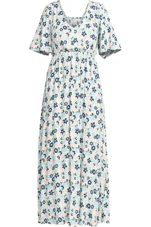 Roxy Peaceful Swell Maxikjole Festkjole White