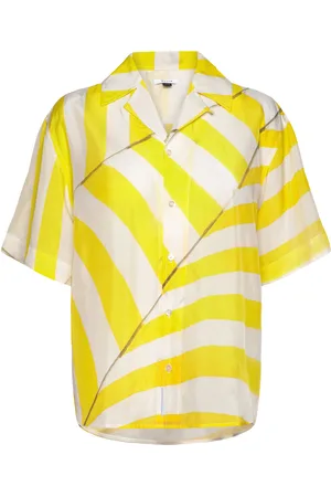 Eytys Alonzo Parasol Tops Blouses Short-sleeved Yellow