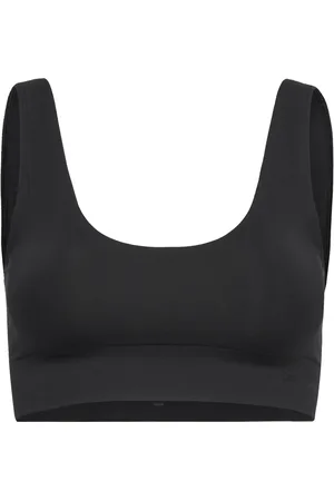 Organic Basics Smooth Bralette Lingerie Bras & Tops Soft Bras Tank Top Bras Black