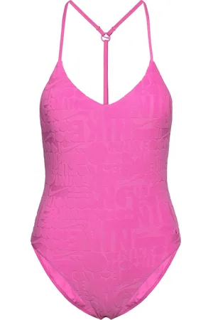 Nike Nike W Terry Piece Retro Flow Sport Swimsuits Pink