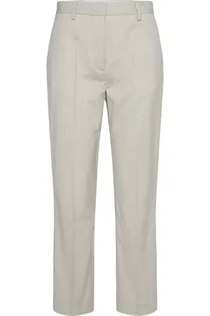 DAY Birger et Mikkelsen Classic Lady - Classic Wool Blend Bottoms Trousers Straight Leg Grey