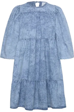 Minus Mseloise Short Dress Kort Kjole Blue