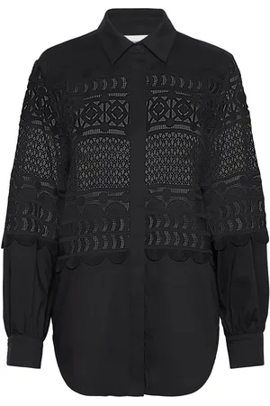 Copenhagen Muse Cmvitra-Long-Shirt Tops Shirts Long-sleeved Black