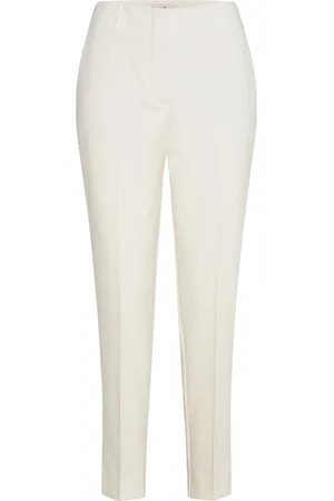 Fiveunits Juliafv Bottoms Trousers Slim Fit Trousers Cream