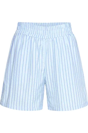 A-View Bell Shorts Bottoms Shorts Casual Shorts Blue