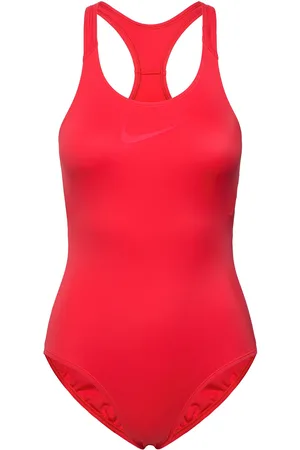 Nike Nike Essential Racerback Piece Sport Swimsuits Red
