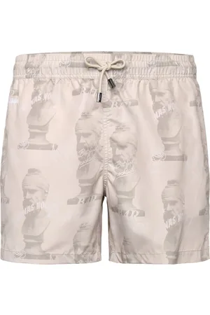 Nikben Nb Bar Swimtrunks Sand Designers Shorts Cream
