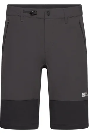 Jack Wolfskin Andur Short M Sport Shorts Sport Shorts Grey