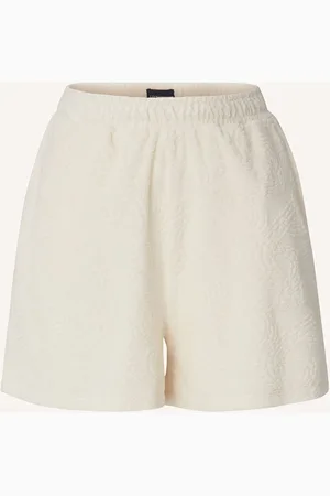 Lexington Andy Jacquard Terry Shorts Bottoms Shorts Casual Shorts White