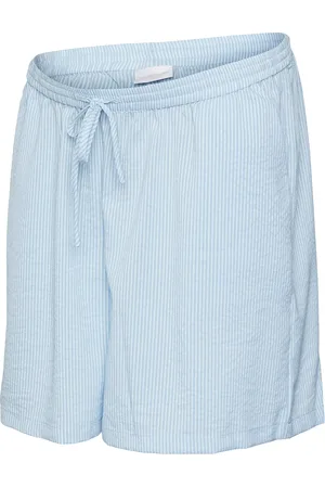 Mama;licious Mllouiza Wo Long Shorts Hw Pyjamas Nattøj Blue