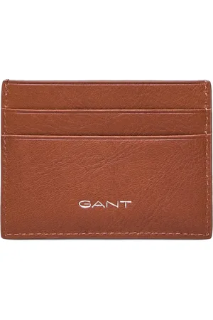 GANT Leather Card Holder Accessories Wallets Cardholder Brown