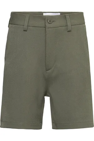 Les Deux Como Reg Shorts Kids - Seasonal Bottoms Shorts Khaki Green