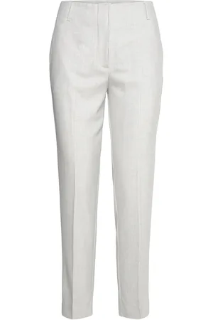 Fiveunits Juliafv Bottoms Trousers Slim Fit Trousers Grey