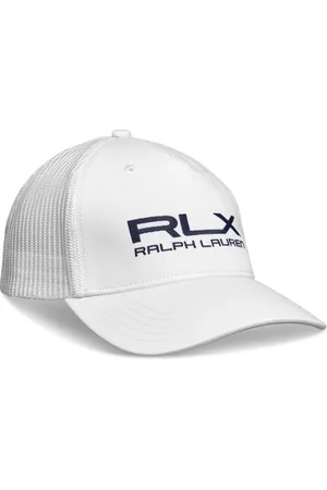 Ralph Lauren Logo Twill Trucker Cap Accessories Headwear Caps White