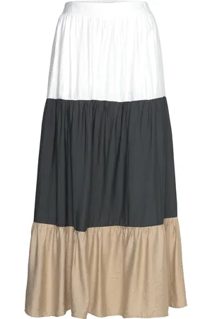 Minus Msseria Maxi Skirt Lang Nederdel Multi/patterned