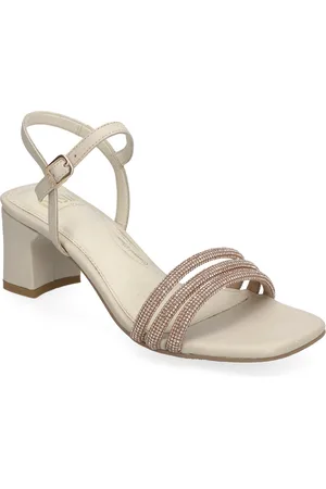 Dasia Ginger Sandal Med Hæl White