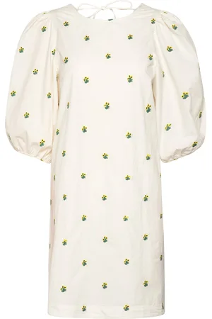 Soaked in Luxury Sldina Dress Kort Kjole Cream