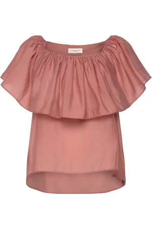Copenhagen Muse Cmmolly-Blouse Tops Blouses Short-sleeved Pink