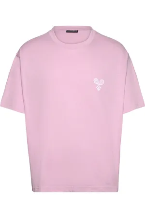 J Lindeberg Tjorn Boxy Printed T-Shirt Designers T-Kortærmet Skjorte Pink