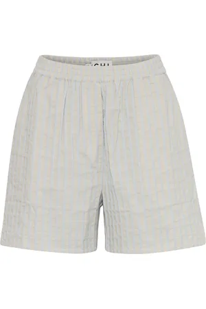 Ichi Ihkadaya Sho Bottoms Shorts Casual Shorts Grey