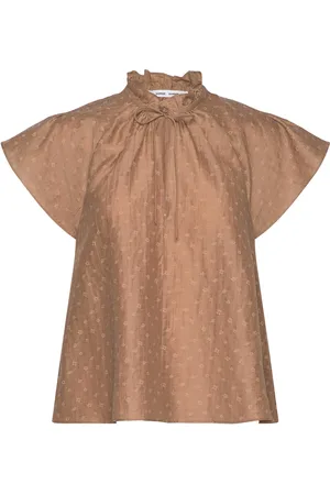 Samsøe Samsøe Sakarookh Blouse 14641 Tops Blouses Short-sleeved Beige