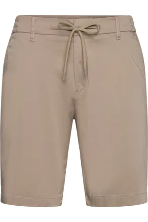 Bruun & Stengade Bs Edvard Regular Fit Shorts Bottoms Shorts Casual Beige