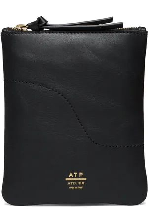 ATP Atelier Campi Black Double Faced Nappa Bags Clutches Black