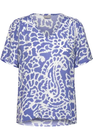 FRANSA Frmiria Bl 1 Tops T-shirts & Tops Short-sleeved Blue