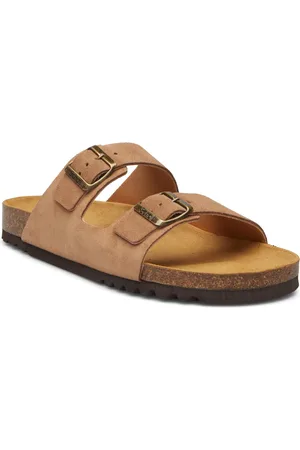 Scholl Sl Julien Suede Shoes Summer Shoes Sandals Brown