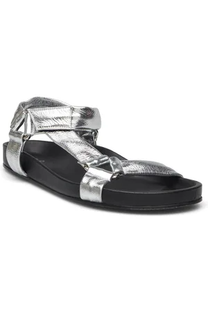 IRO Kallyta Designers Sandals Flat Silver