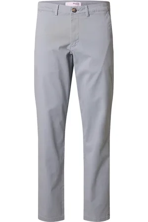 SELECTED Slh175-Slim New Miles Flex Pant Noos Bottoms Trousers Chinos Blue