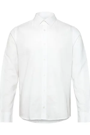 Clean Cut Jamie Cotton/Linen Shirt Tops Shirts Casual White