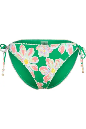 By Malina Fleurine Bikini Bottom Designers Bikinis Bikini Bottoms Side-tie Bikinis Green