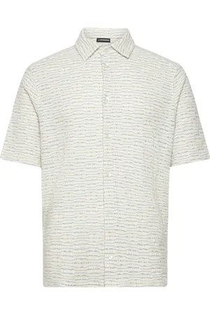 J Lindeberg Torpa Structure Shirt Designers Shirts Short-sleeved White