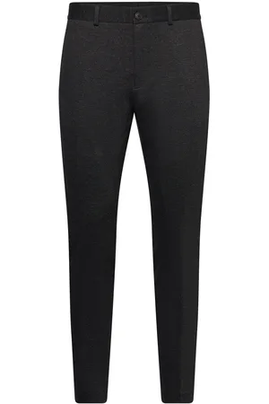 SELECTED Slhslim-Aitorjersey D.gr Trs Flex B Noos Bottoms Trousers Formal Grey