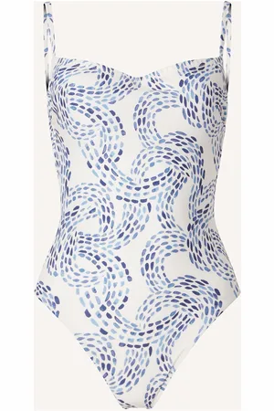 Lexington Eva Printed Swimsuit Badedragt Badetøj Blue