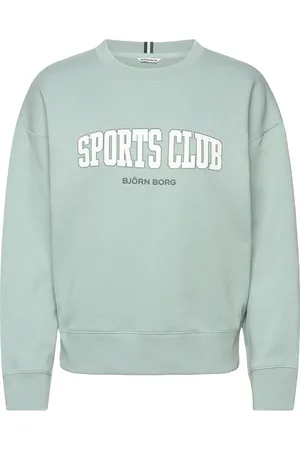 Björn Borg Ace Boyfriend Crew Tops Sweatshirts & Hoodies Sweatshirts Green