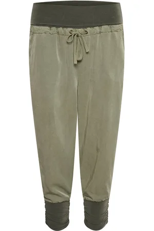 Cream Crlinee Pant Bottoms Sweatpants Green