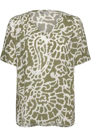 FRANSA Frmiria Bl 1 Tops T-shirts & Tops Short-sleeved Green