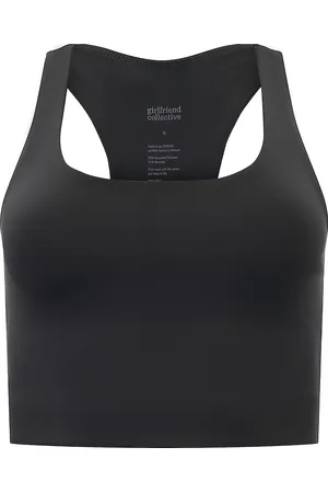 GIRLFRIEND COLLECTIVE Paloma Bra Lingerie Bras & Tops Sports Bras - All Black