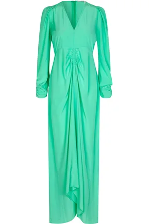 Second Female Margaux Maxi Dress Maxikjole Festkjole Green