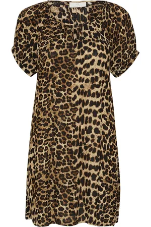 Kaffe Kaamber Tunic Printed Tops Tunics Brown