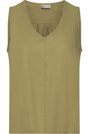 FRANSA Frjuna Top 1 Tops T-shirts & Tops Sleeveless Green