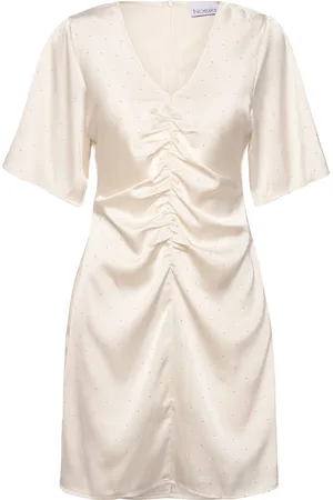 Noella Soli Dress Kort Kjole Cream