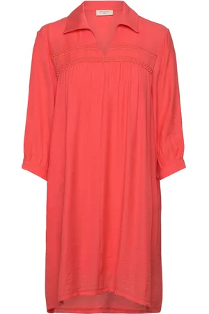 Freequent Fqmaira-Dress Kort Kjole Coral