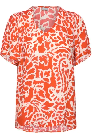 FRANSA Frmiria Bl 1 Tops T-shirts & Tops Short-sleeved Red