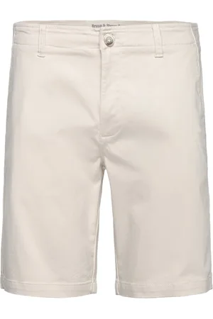 Bruun & Stengade Bs Gerhard Regular Fit Shorts Bottoms Shorts Casual Cream