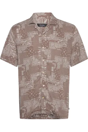 Matinique Maklampo Tops Shirts Short-sleeved Brown